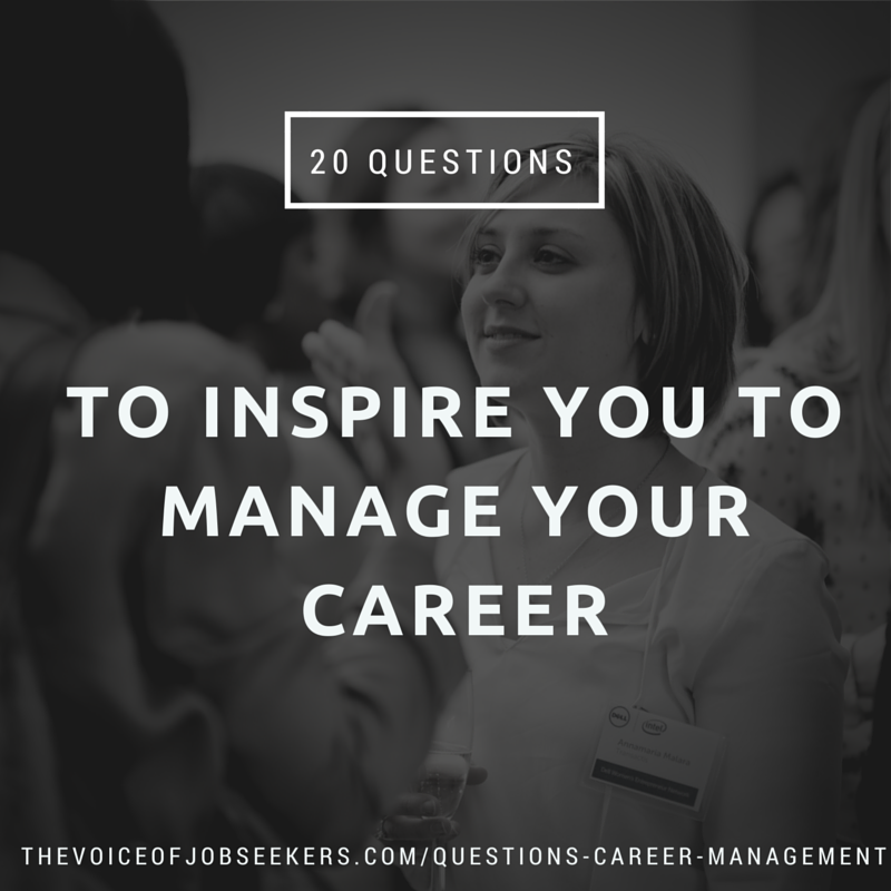 20 Questions to Inspire Close Career Management