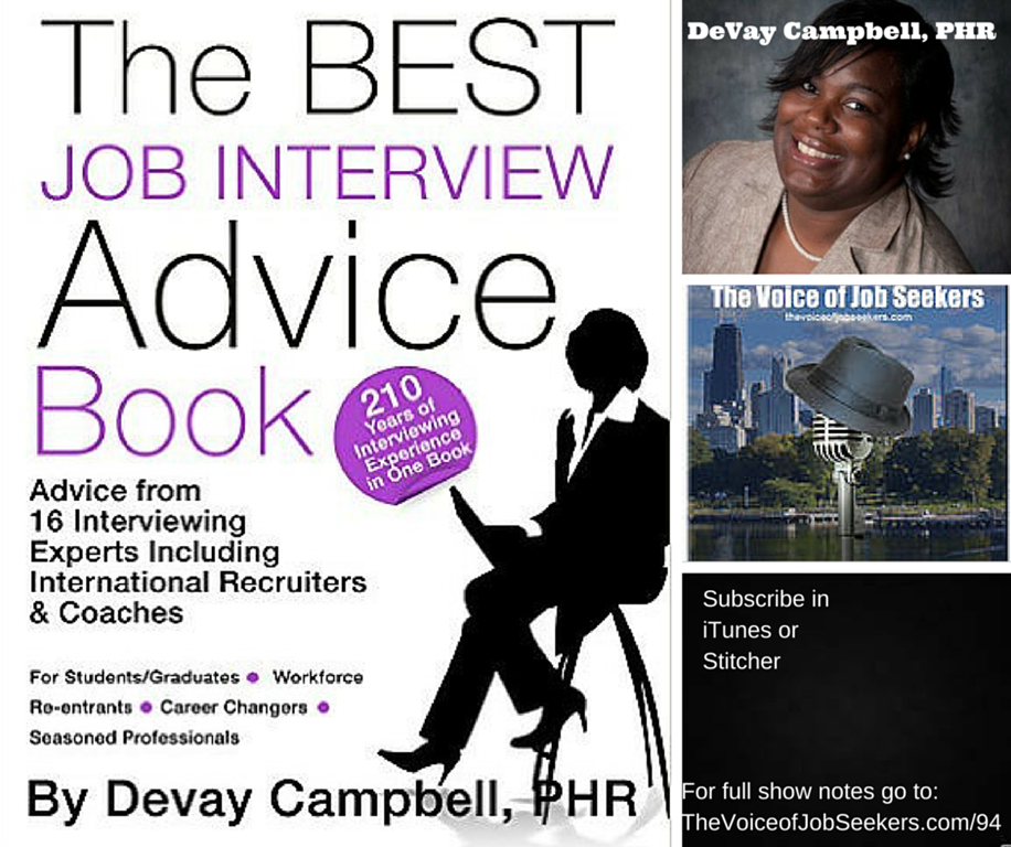 Job Interview Best Practices Advice with DeVay Campbell